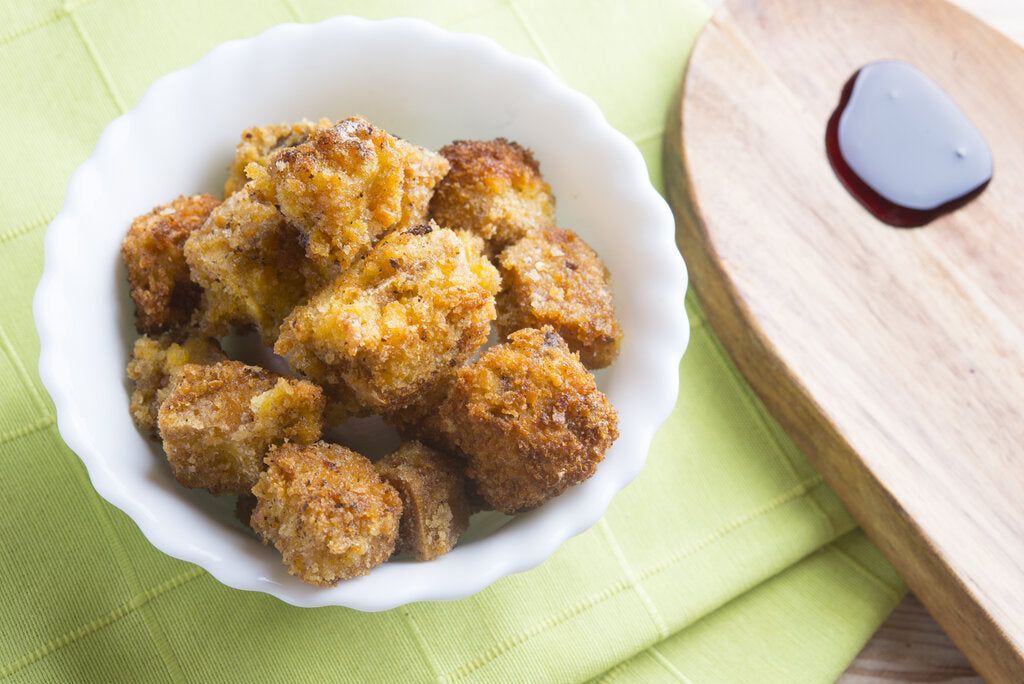 How To Make Tofu Taste Like Chicken: Baked Tofu Nuggets Recipe