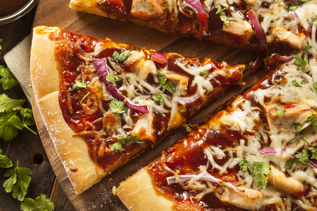 Tofu Pizza: Spicy BBQ Classic on Spelt Crust