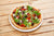 Plant-Based BBQ Tofu Pizza With Red Onion and Cilantro