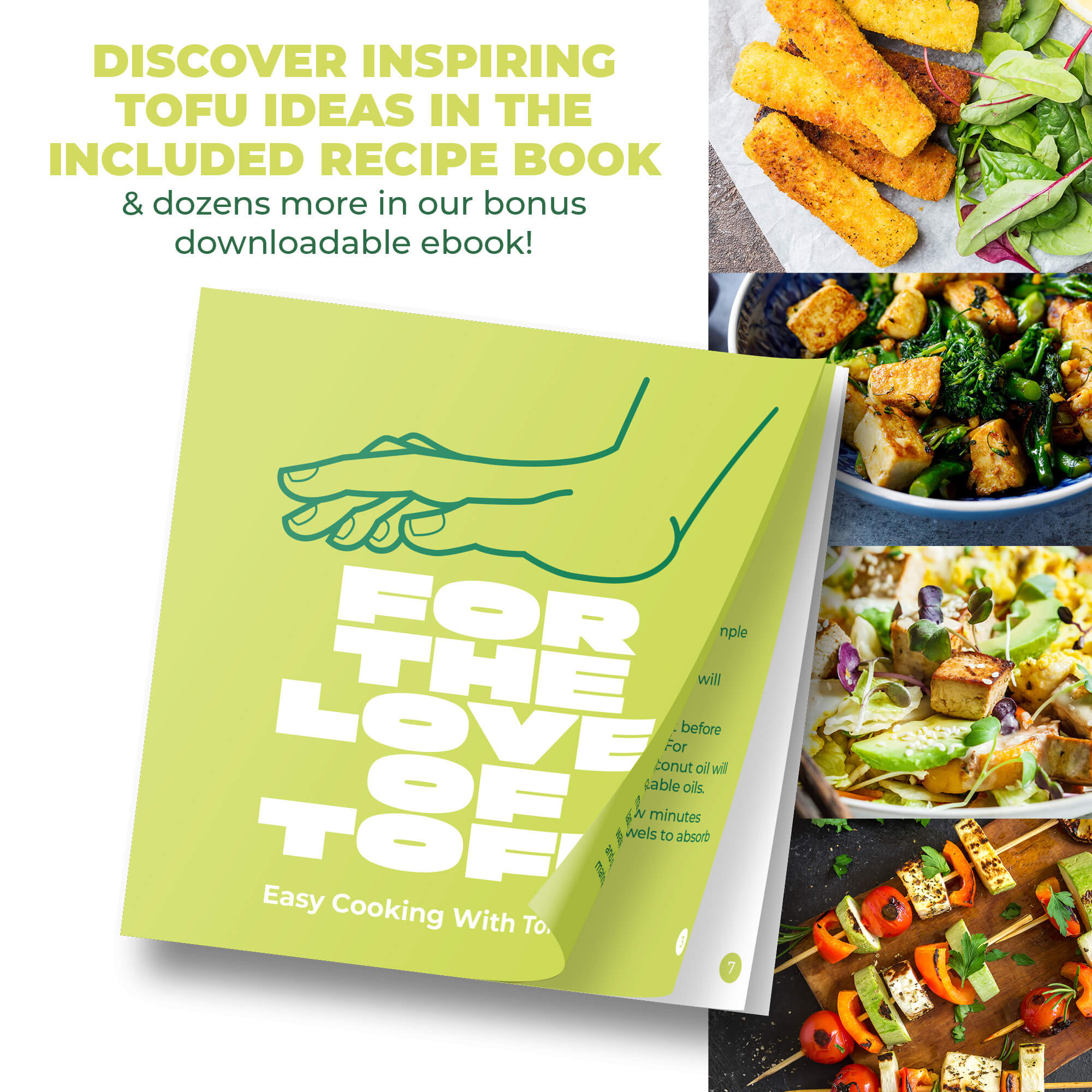 Tofu press recipe book